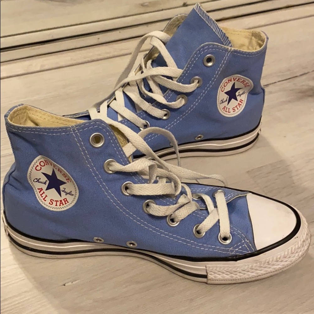 Periwinkle Converse High Tops